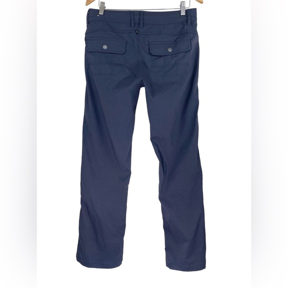 PRANA Halle Straight Leg Roll Up Pant Hiking Outdoors Gray Size 10 - Picture 2 of 10